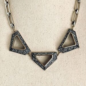 Lulu Frost Mod Mode Midi Necklace – Rare Collector Piece, Art Deco Style, New